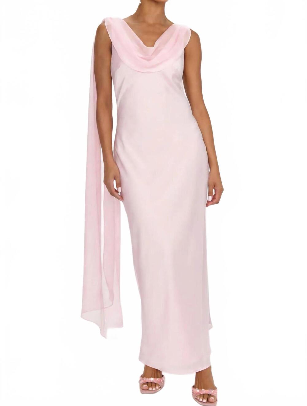 NEW SHOW ME YOUR MUMU maya midi dress in powder pink